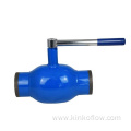 carbon steel RPTFE seal welded ball valve